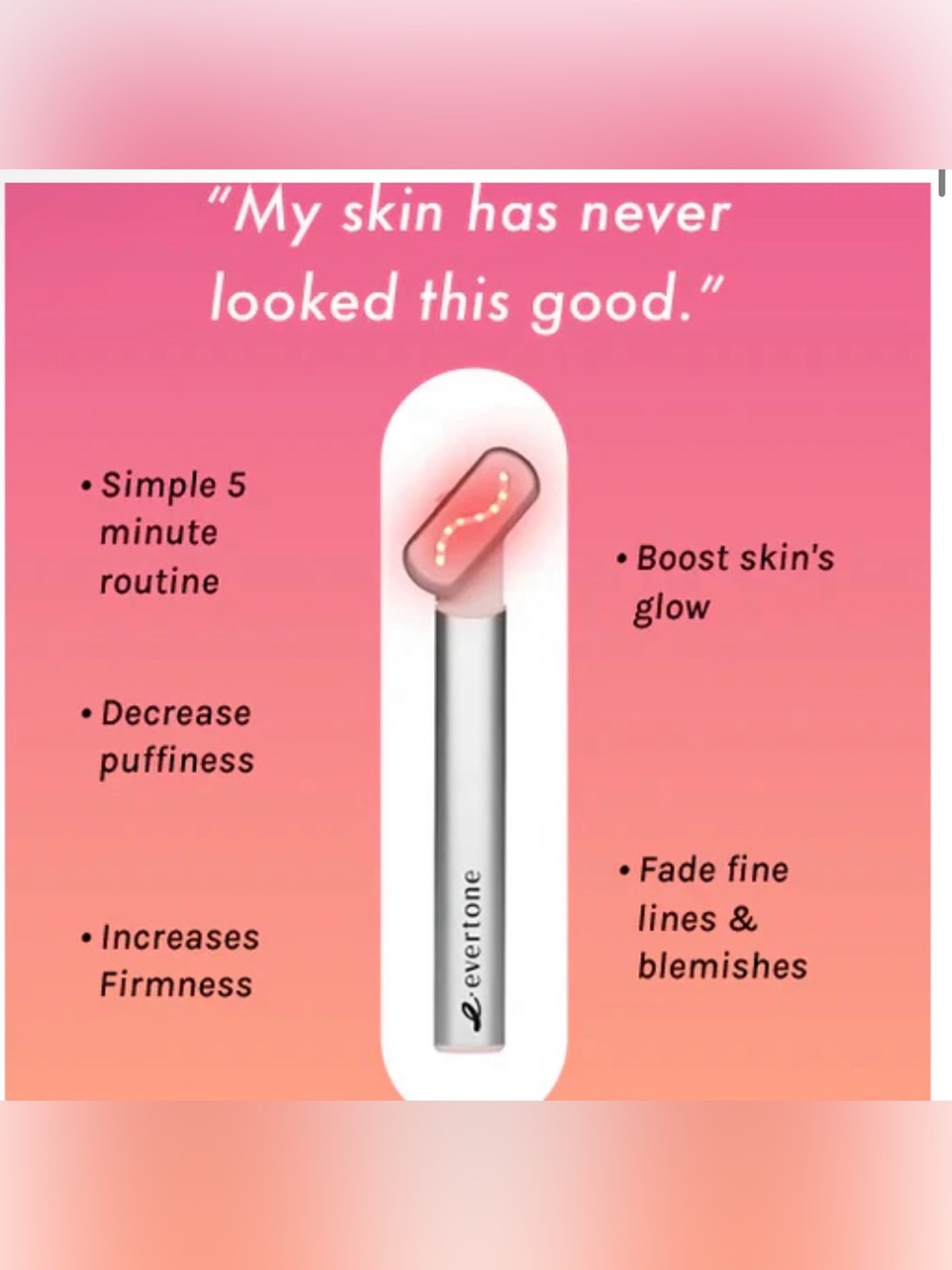Infrawave Red Light Therapy Wand — Silver - Picture 6 of 6